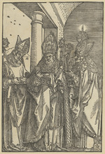 Die heiligen Bischöfe Nikolaus, Ulrich und Erasmus