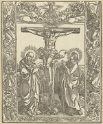 Christus am Kreuz mit der Engelbordüre