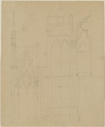 Skizzen gotischer Kirchenarchitektur, Aufriß