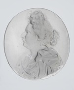 Medaillon mit dem Porträt der Landgräfin Maria Amalia von Kurland, Gemahlin Landgraf Carls