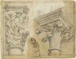 Vorlagenblatt zur "Sammlung mittelalterlicher Ornamentik, in geschichtlicher und systematischer Anordnung"