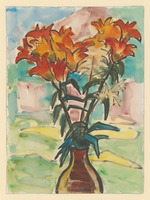 Feuerlilien in Vase