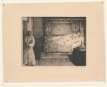 Im Schlafgemach der Desdemona, Blatt 8 der Folge "Othello", 9 Radierungen zu William Shakespeare