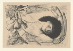Schlafendes Mädchen unter Früchtezweigen