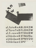 Affen und Alphabete. Leporello mit 18 (16 sign.) Orig.-Holzschnitten (davon 2 auf Einbd. bzw. Schuber). Stuttgart, Manus-Presse 1962