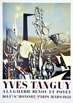 Plakat Galerie Renou et Poyet in Paris: Yves Tanguy