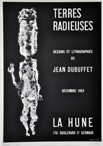 Plakat Galerie La Hune: Terres radieuses. Dessins et Lithographies