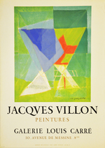 Plakat Galerie Louis Carré in Paris: Jacques Villon, Peintures