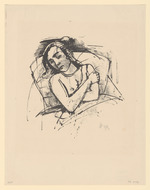 Frau im Bett