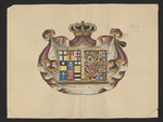 Wappen Kurfürstentum Hessen und Königreich Preußen (ca. 1873)