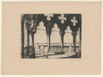 Säulengang des Palazzo Ducale, Blatt der Folge "Venedig. 10 Radierungen"