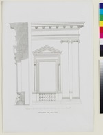 Kassel, Ständehaus, Detailriss der Bel-Étage, aus: Architectonische Entwürfe, Lieferung II., Blatt 14