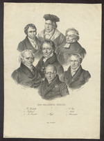 W. v. Humboldt, Hufeland, A. v. Humboldt, C. Ritter, Neander, Schleiermacher, Hegel