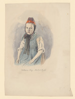 Katharina Lang, Marbach; verso: Antikenstudie in Bleistift