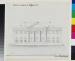 Palais aux Bains de Hofgeismar, ehemals eingebunden in den Klebeband mit Zeichnungen hessischer Prinzen und Pagen
