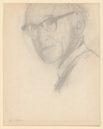 Porträt (älterer Mann mit Brille)