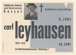 Carl Leyhausen Gedächtnisausstellung Städtische Galerie und Kunstverein