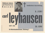 Carl Leyhausen Gedächtnisausstellung Städtische Galerie und Kunstverein
