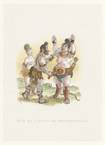 Raub des Gürtels der Amazonenkönigin, aus dem Zyklus "Die Heldensagen des Herkules", Blatt 9