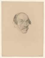 Porträt eines älteren Mannes mit Schnurrbart