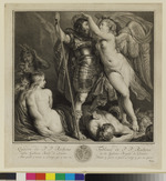 Der Tugendheld, von der Siegesgöttin gekrönt