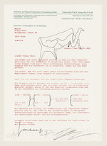 Ohne Titel (Brief), Blatt 6 der Mappe C der documenta foundation 1992