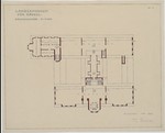 Kassel, Hessisches Landesmuseum, Entwurf Mai 1909, Grundriß Dachgeschoß