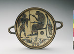 Lakonische Droop-Schale (Kylix) mit Zeus und Hermes