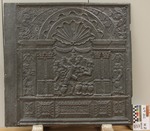 Ofenplatte (Seitenplatte mit Mauerlasche): Hochzeit zu Kanaa