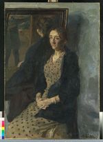 Die Malerin und Bildhauerin Nelly von Seidlitz geb. von Eichler (*1870)