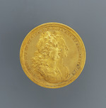 Medaille auf die Krönung Landgraf  Friedrichs I. und Ulrike Eleonore zu König und Königin von Schweden