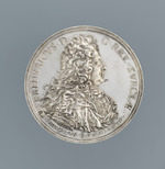 Medaille auf die Krönung Landgraf  Friedrichs I. zum König von Schweden