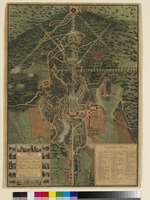 Plan des Bergparks Wilhelmshöhe