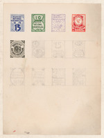 Entwürfe für Briefmarken (12 Entwürfe)