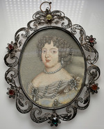 Miniaturporträt der Duchesse d