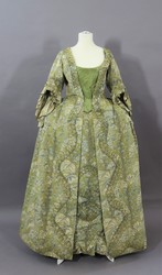 Kleid, bestehend aus Jupe und Manteau - Robe à la Francaise