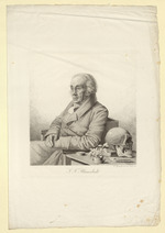 Johann Friedrich Blumenbach, Porträt im Profil nach links (Stoll 23)