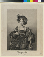 Auguste Kurfürstin von Hessen, Kniestück en face