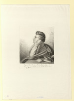 Heinrich Heine, Porträt im Profil nach links (Stoll 72)
