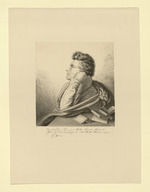 Heinrich Heine, Porträt im Profil nach links (Stoll 72)