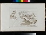 Die Iliade des Homer von John Flaxman Bildhauer, 34 Umrissradierungen