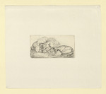 Schlafendes Löwenpaar, beide nach links (Stoll 188)