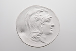 Abguss: Apollon im Profil (Kasseler Apollon?), Tetradrachme Berlin Münzkabinett (ex Prokesch-Osten 1875), Diophantes und Diodoros