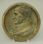 Plakette mit Porträt des bayerischen Staatsmannes Maximilian Josef Graf von Montgelas