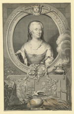 Marie Luise von Hessen-Kassel, Fürstin von Nassau-Dietz, mit Witwenschleier