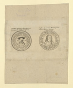 Münzentwurf, Wilhelm VI. Landgraf von Hessen-Kassel und Philipp I. Landgraf von Hessen