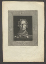 Totenmaske des Napoleon Bonaparte, aus: Register zu Für und Wider Napoleon I.