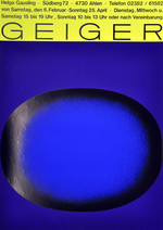Plakat der Helga Gausling: Geiger
