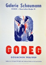 Galerie Schaumann in Essen: Godeg, Gouachen 1958/1959