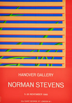 Plakat Hanover Gallery in London: Norman Stevens